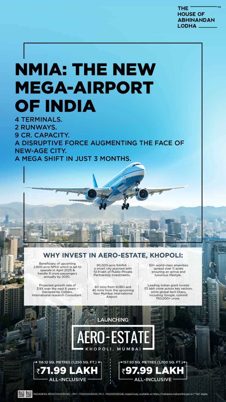 Discover Aero-Estate, Khopoli with Prices Starting at ₹71.99 Lakh, by The House of Abhinandan Lodha Update