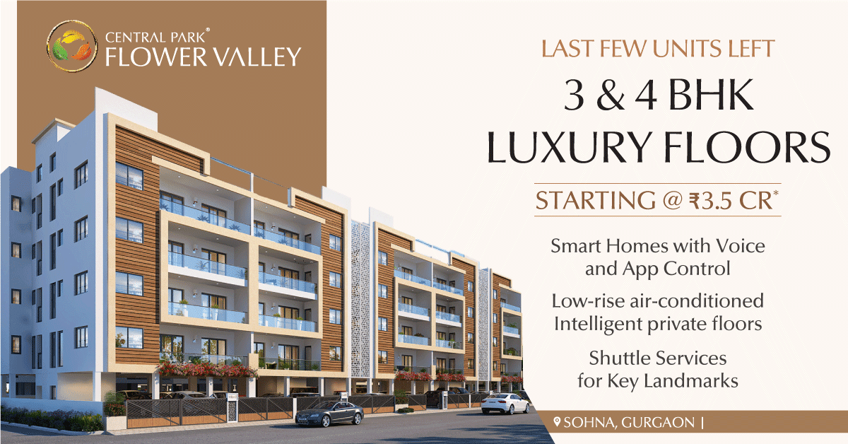 Smart homes with voice and app control at Central Park Flower Valley, South Gurgaon photo 2