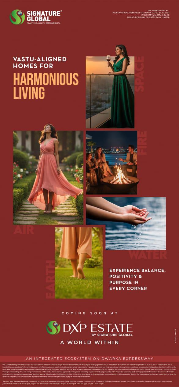 Discover DXP Estate: Vastu-Aligned Homes by Signature Global Update