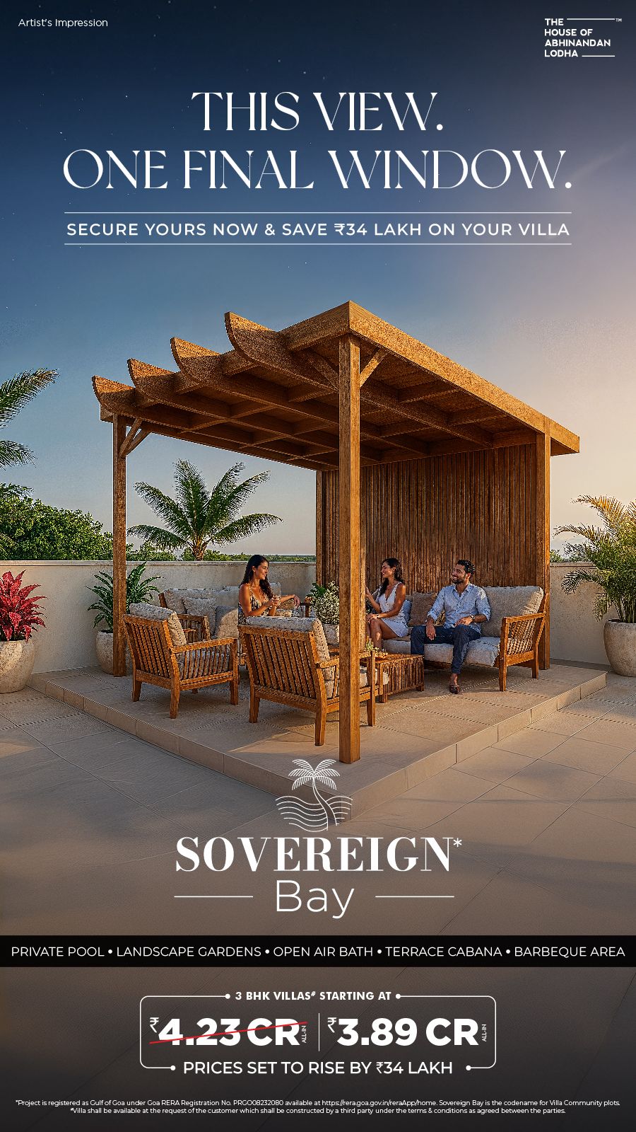 Discover Luxury Villas at Sovereign Bay by The House of Abhinandan Lodha, Starting at 3.89 CR Update