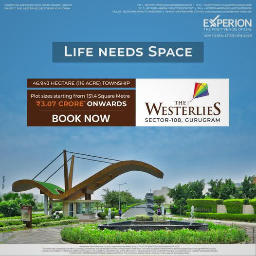 Experion The Westerlies: Spacious Living in Sector-108, Gurugram Update