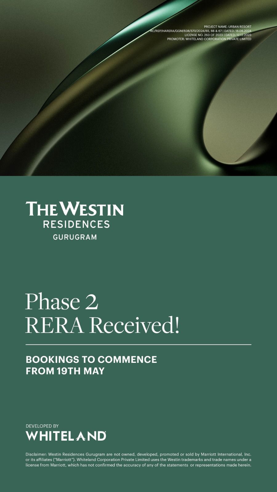 Urban Resort Gurugram by Whiteland - Bookings Open from 19th May Update