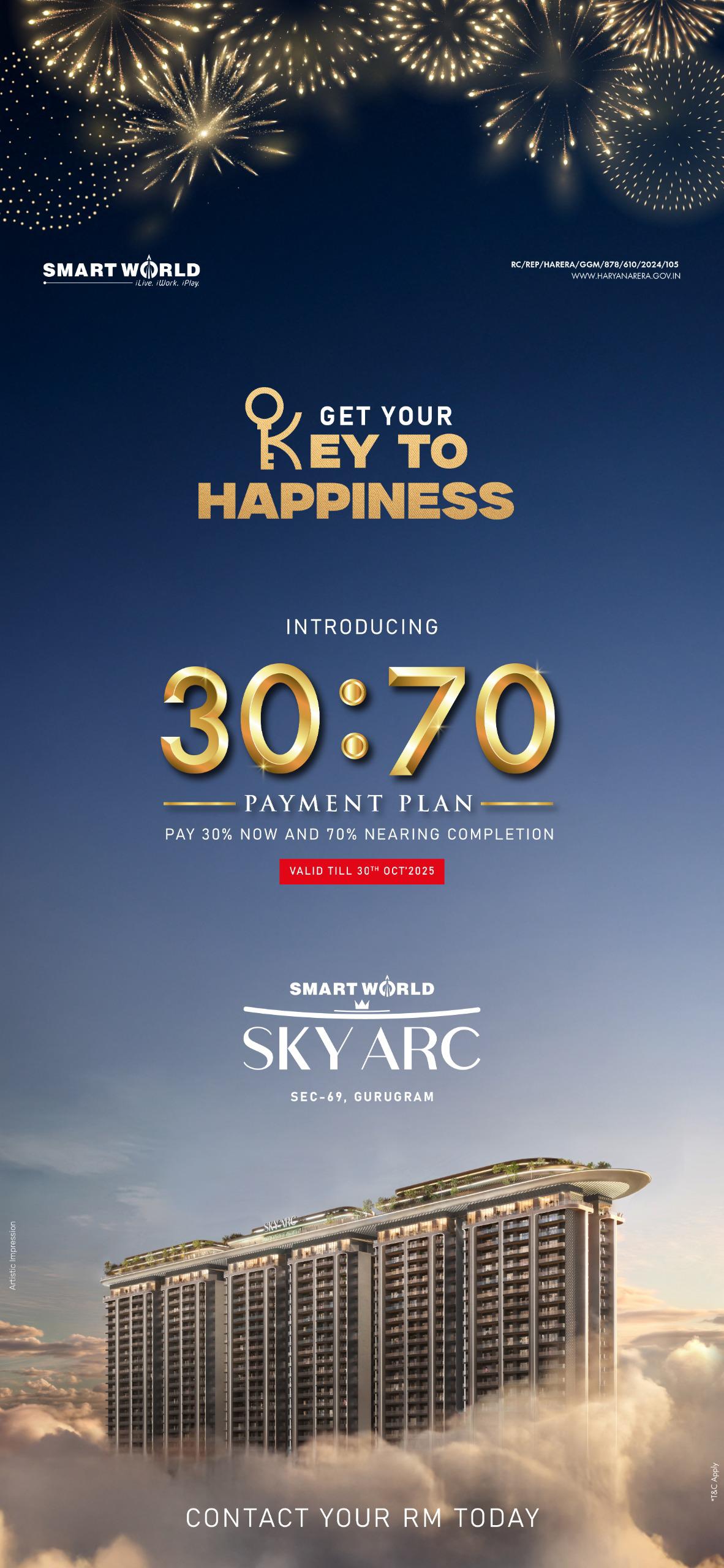 Own Your Happiness at Smartworld Skyarc, Sector 69, Gurugram Update