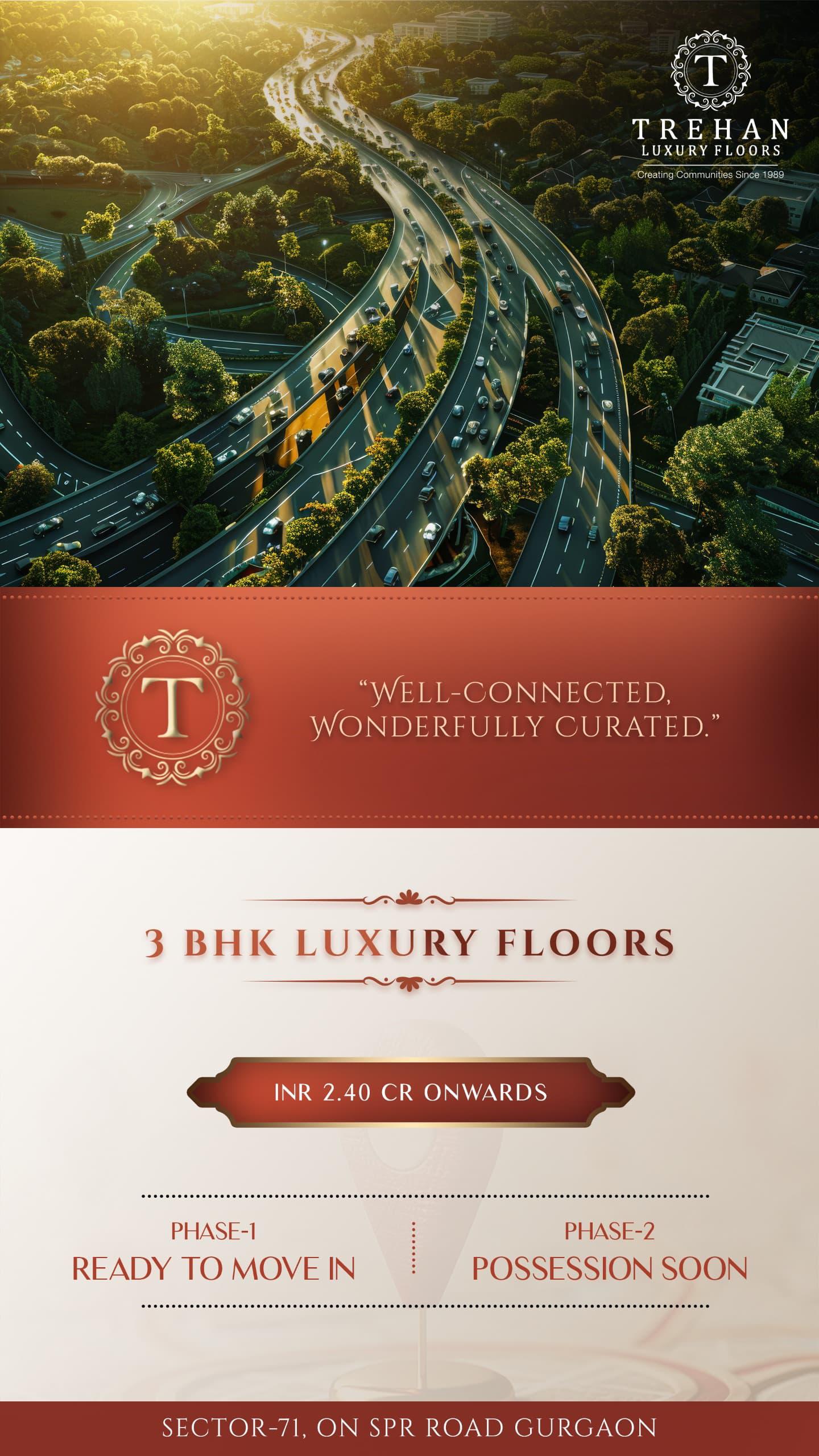Discover Luxury Living at Trehan Luxury Floors, Starting at INR 2.40 Cr, Sector-71 Gurgaon Update
