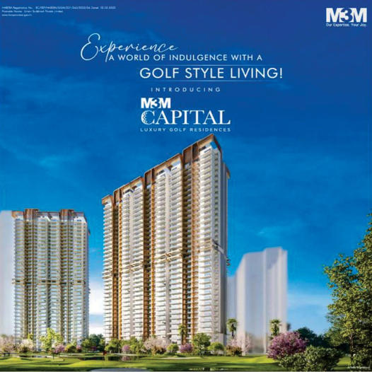 2.5, 3.5 & 4.5 BHK golf style residences at M3M Capita, Gurgaon Update