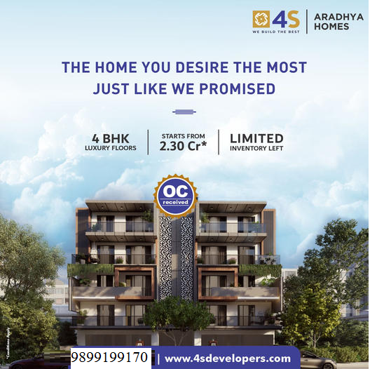 4S Developers Unveils the Luxurious Aradhya Homes Project in Your Dream Location Update