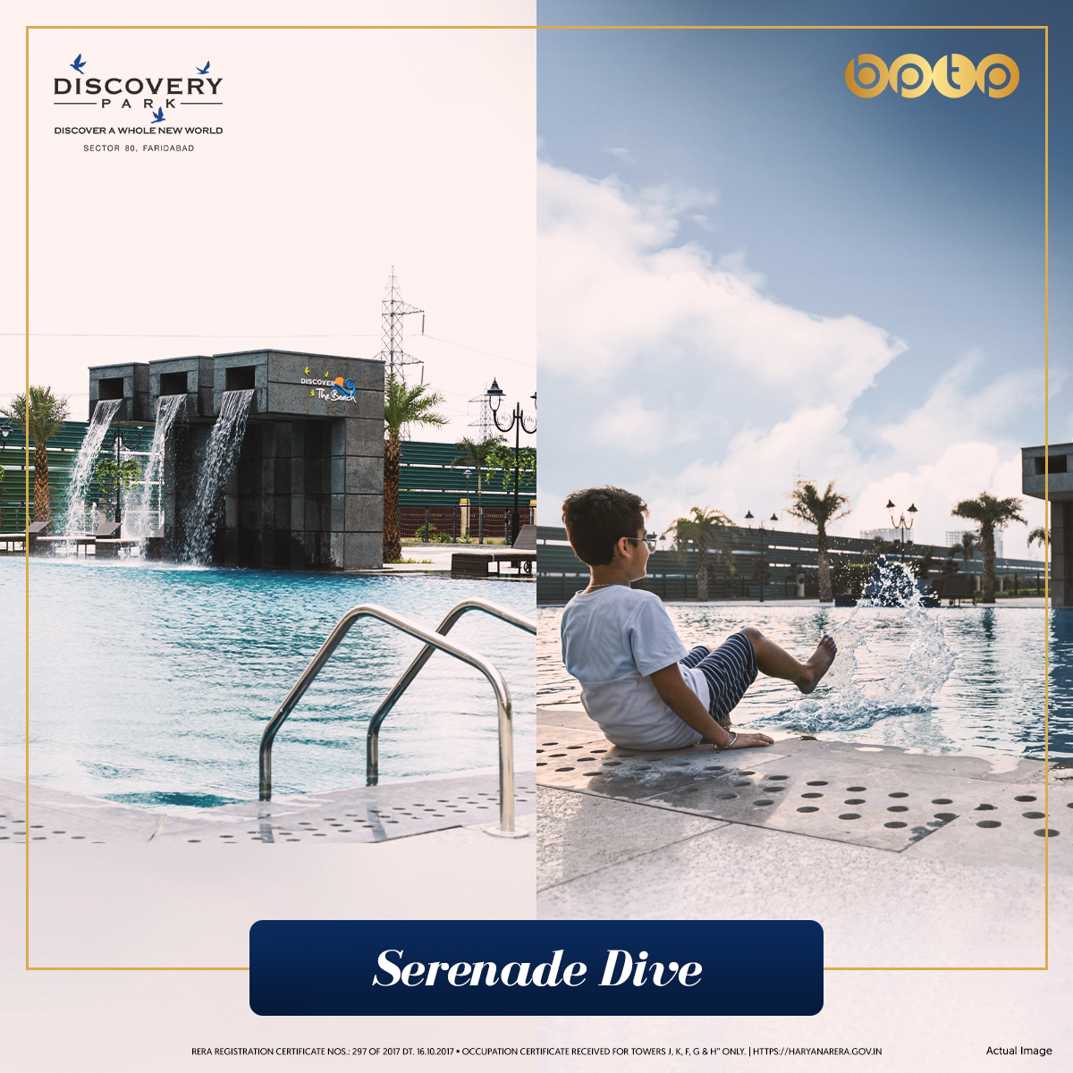 Indulge in the epitome of opulence with our exquisite swimming pool at BPTP Discovery Park, Faridabad Update