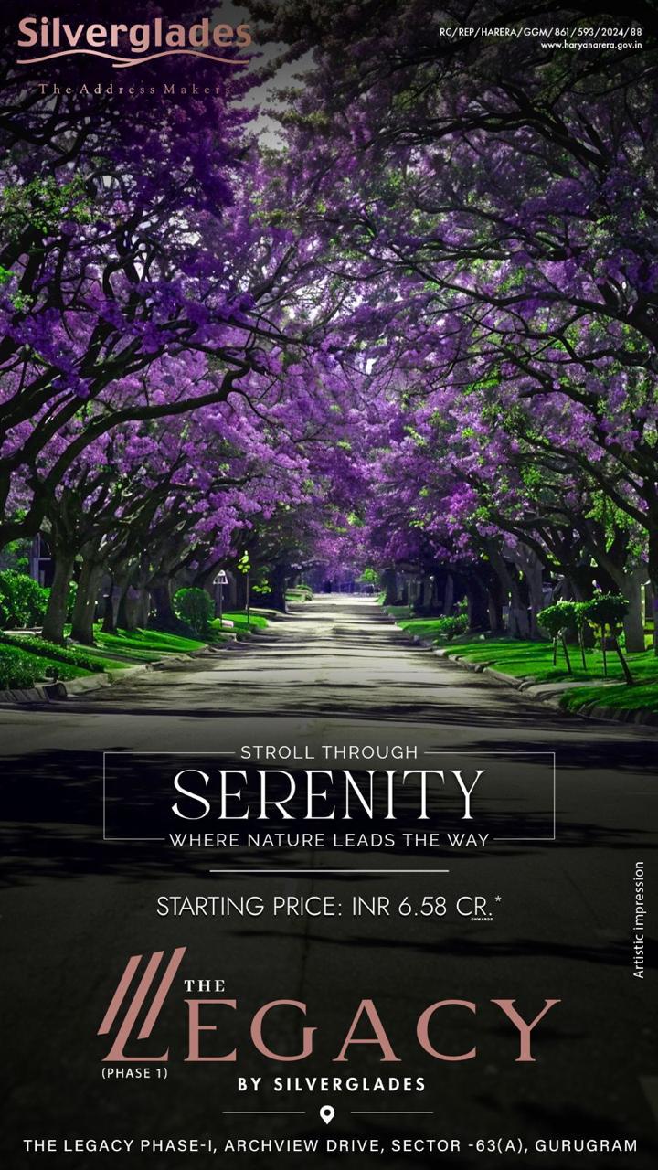 Own a Piece of The Legacy from Silverglades in Gurugram Starting at INR 6.58 Cr Update