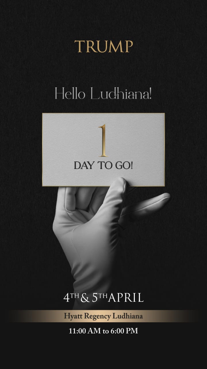 Join Us Tomorrow at Hyatt Ludhiana! || Don't Miss Our Special Event in Ludhiana || Trump Event Countdown: 1 Day to Go! Update