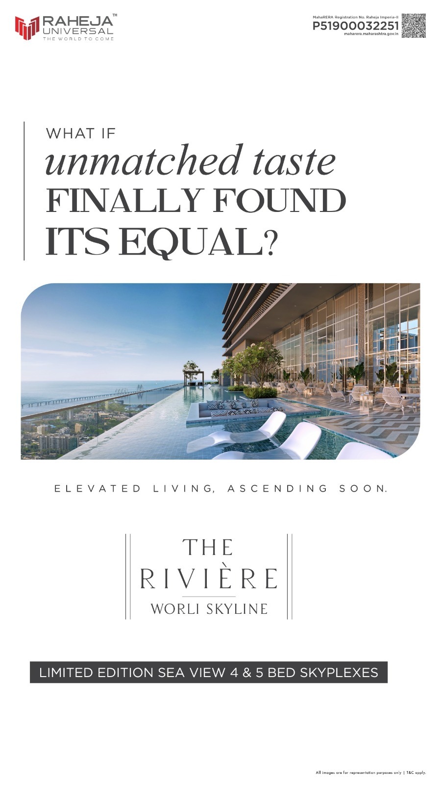 Experience Elevated Living at The Riviere, Worli Skyline by Raheja Universal Update