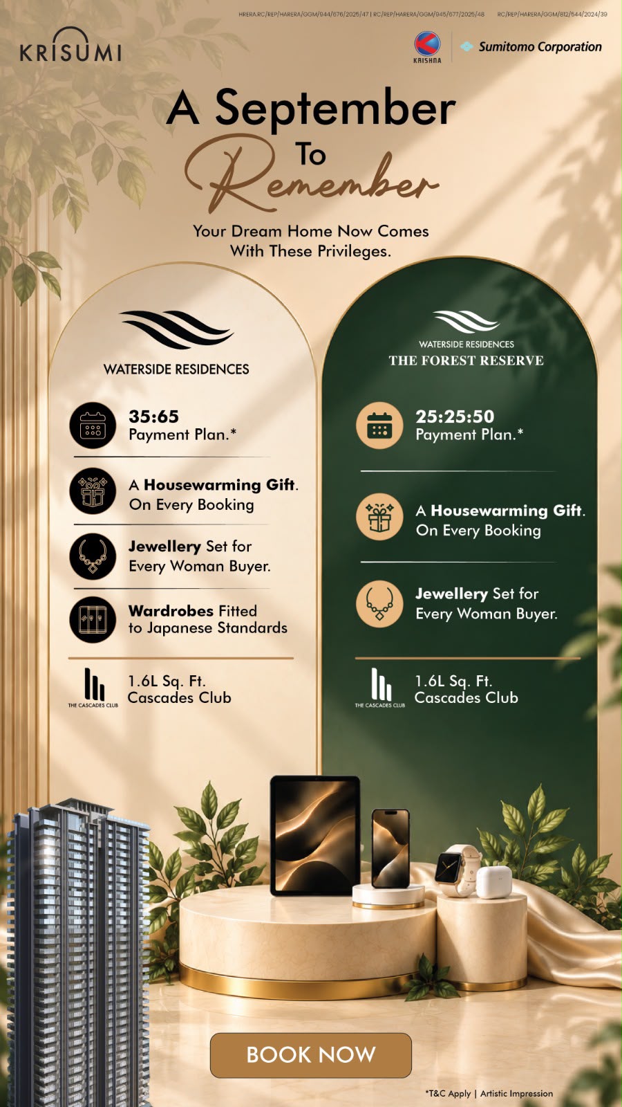 Unlock Exclusive Benefits at Krisumi || Discover Waterside Residences Privileges || Grab September Offers Now Update