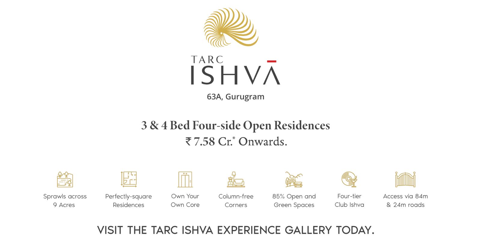 Explore TARC Ishva in 63A, Gurugram || Discover Luxurious Residences at TARC Ishva || Visit TARC Ishva Experience Gallery Today Update