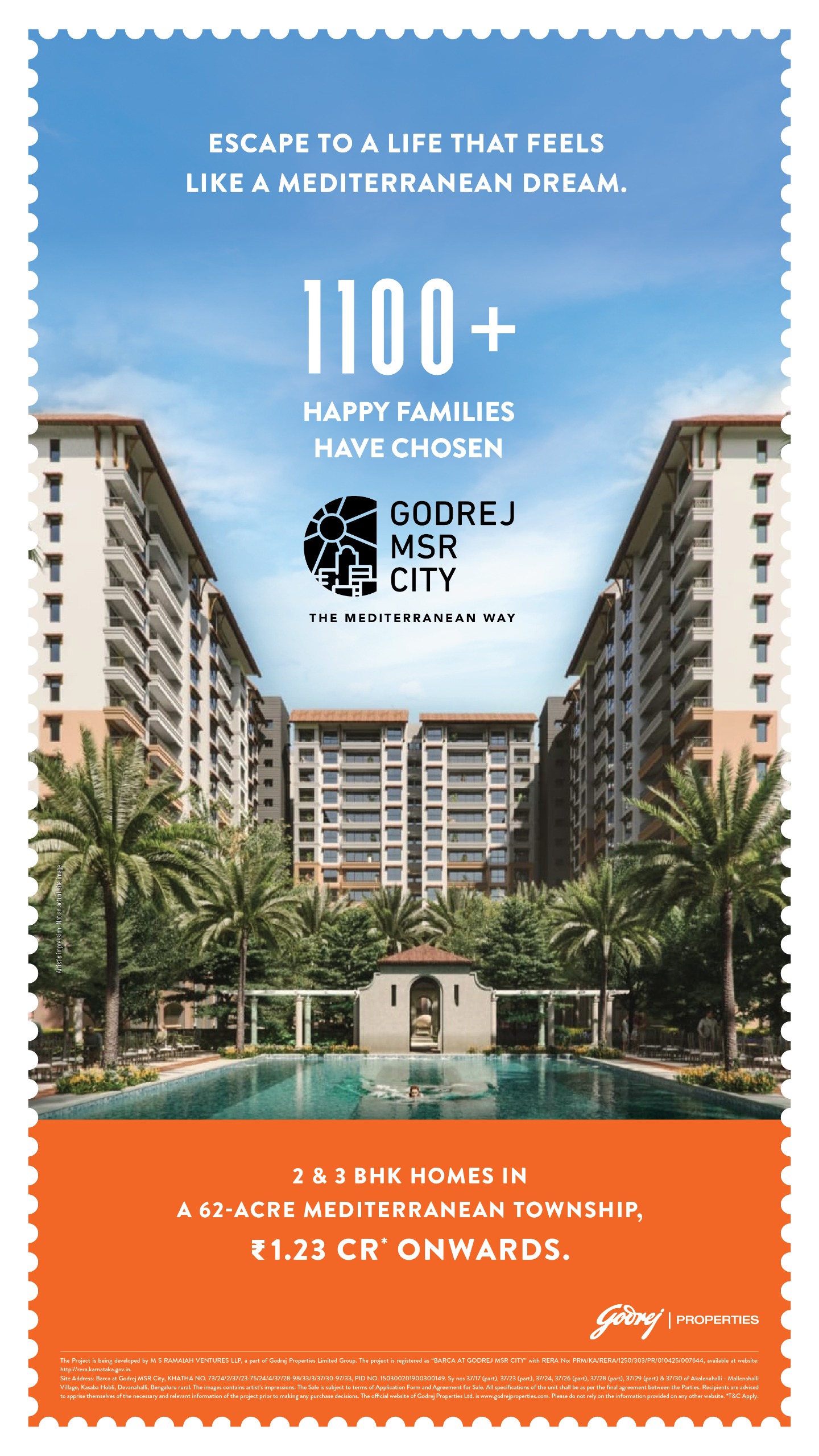 Discover Luxury Living at Godrej MSR City, Homes from ₹1.23 Cr Onwards Update