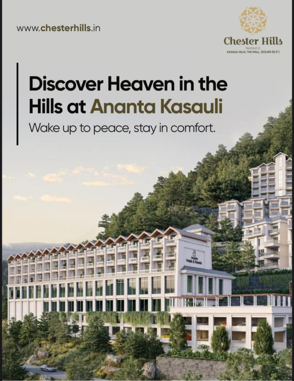 Discover Tranquility, Ananta Kasauli by Chester Hills, Kasauli Hills Update
