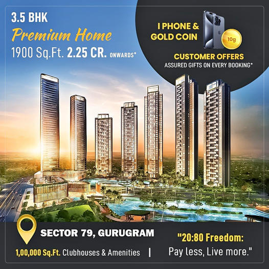 Embrace Luxury Living at Skyline Heights: Premium 3.5 BHK Homes in Sector 79, Gurugram Update