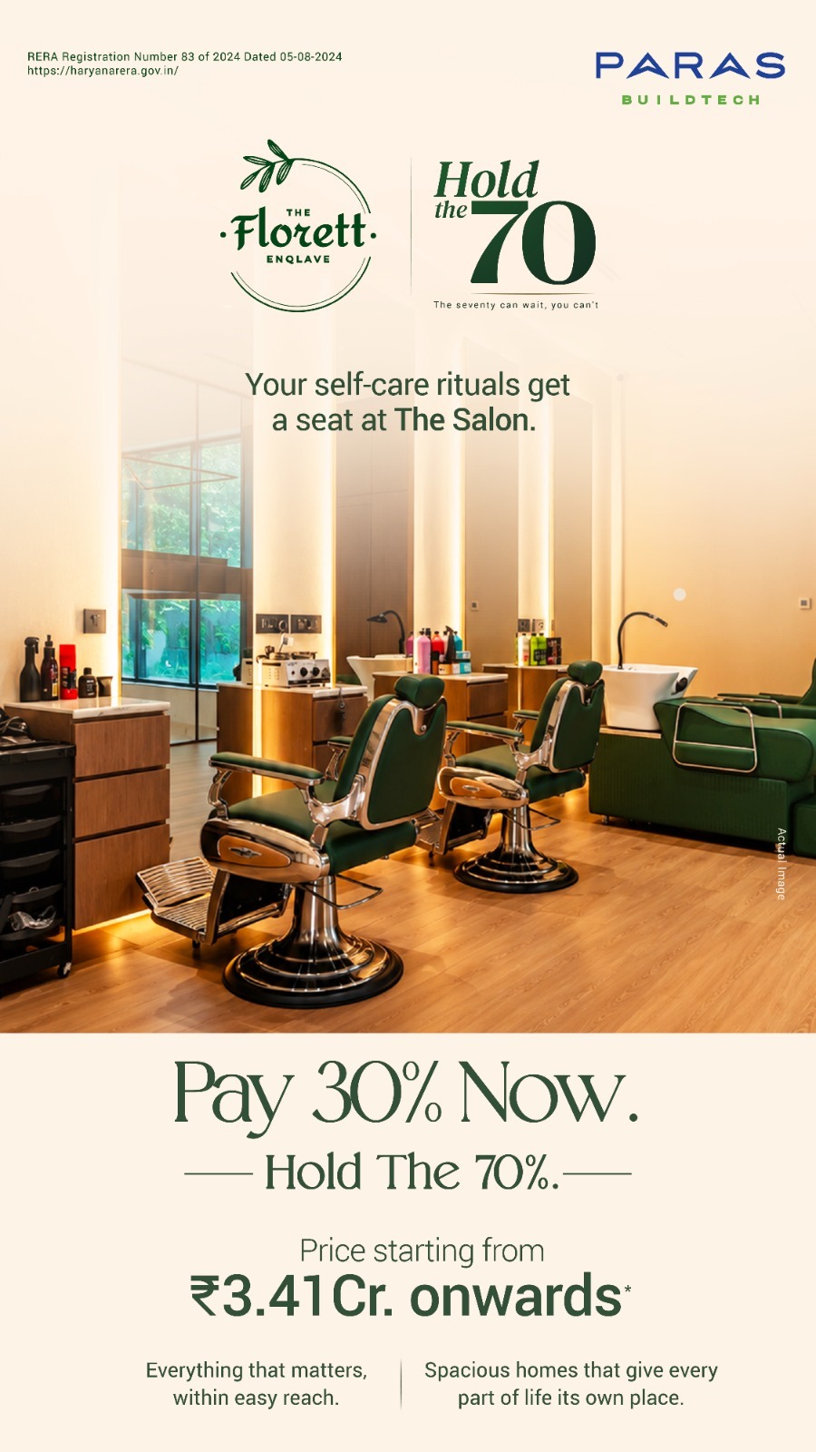 Pay 30% Now, Secure Your Dream Home at Paras Florett | Limited Time Offer: Pay 30% & Hold 70% | Own a Home at Paras Florett with Flexible Payment Plan Update