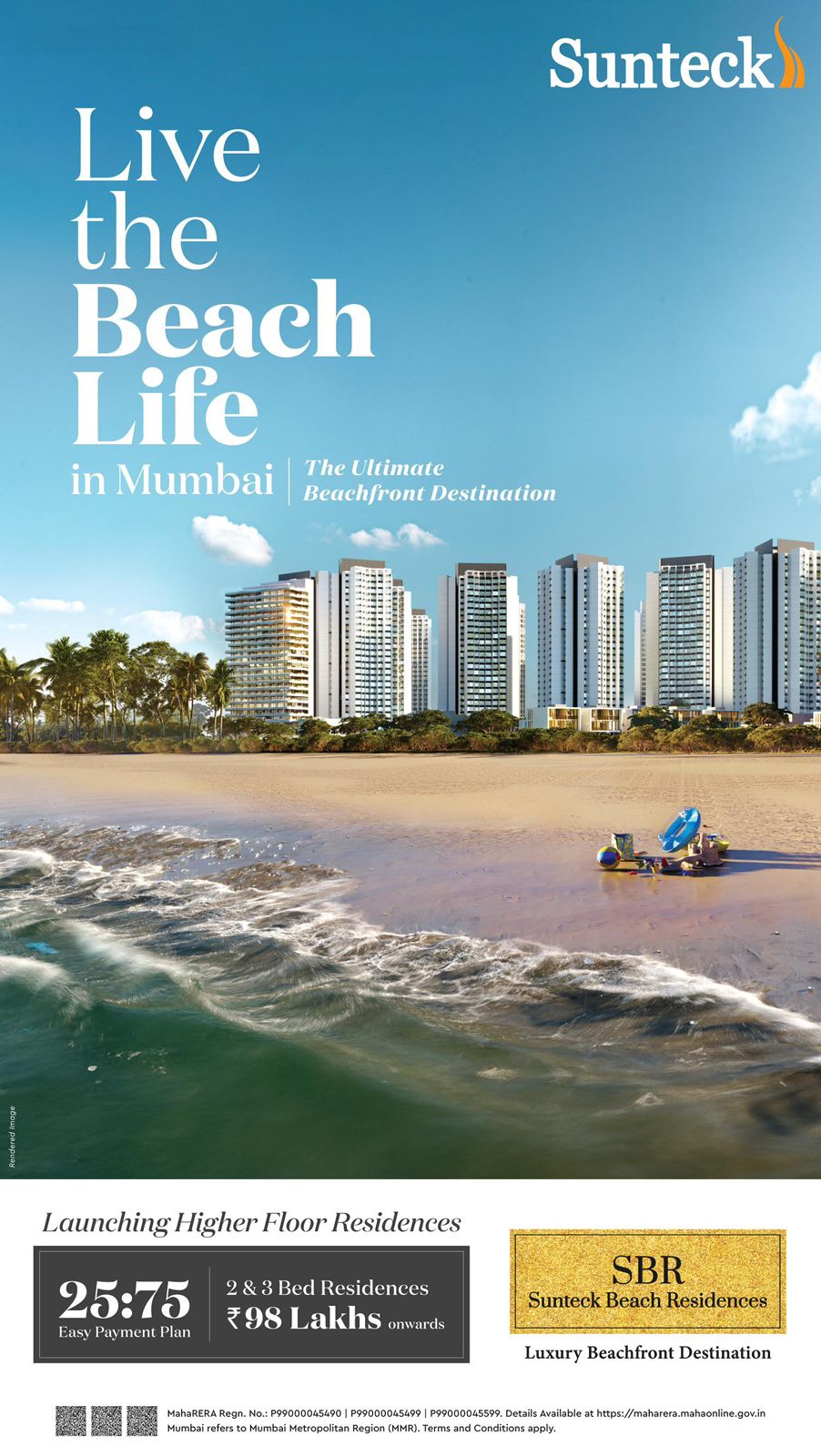 Live the Beach Life in Mumbai, Luxury Starting at ₹98 Lakhs, Sunteck Beach Residences Update