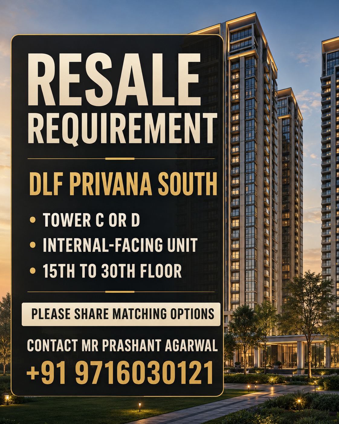 Find Your Resale Unit at DLF Privana South || Targeting Resale Inventory at DLF Privana || Resale Opportunity in DLF Privana South Update