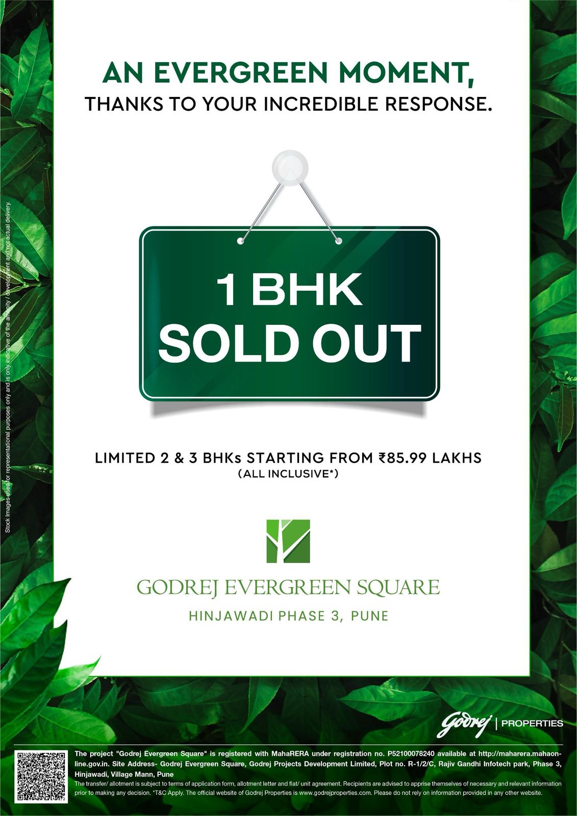 Explore Luxury Living at Godrej Evergreen Square in Hinjawadi Phase 3, Pune, Limited 2 & 3 BHKs from ₹85.99 Lakhs Update