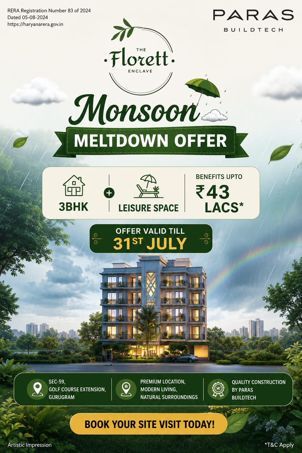 Grab the Monsoon Meltdown Offer Now! || Limited Time Monsoon Offer – Enquire Today! || Save Up to ₹43 Lacs with Monsoon Offer! Update