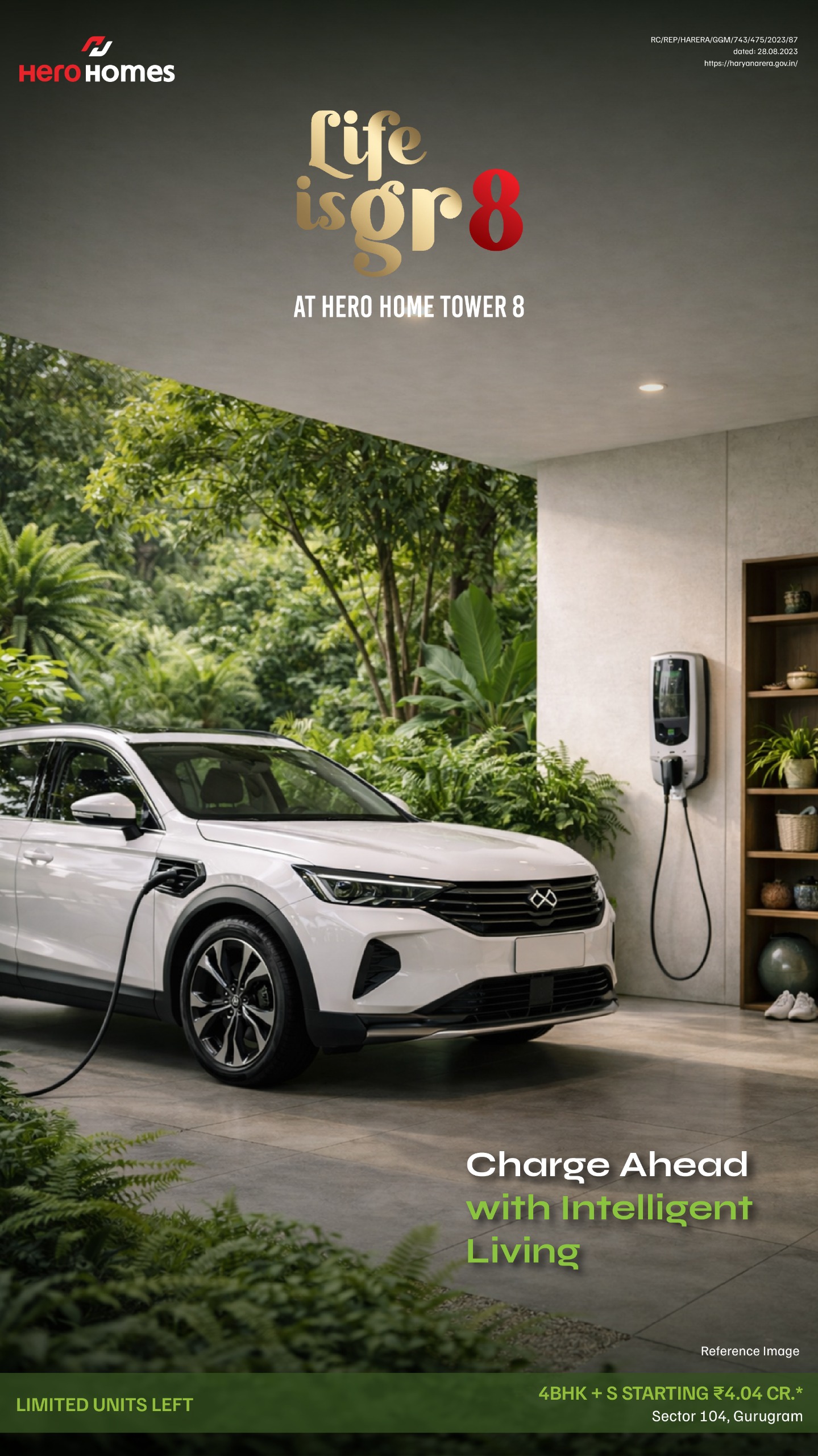 Discover Intelligent Living at Hero Home Tower 8, Sector 104, Gurugram, Starting at ₹4.04 Cr. Update