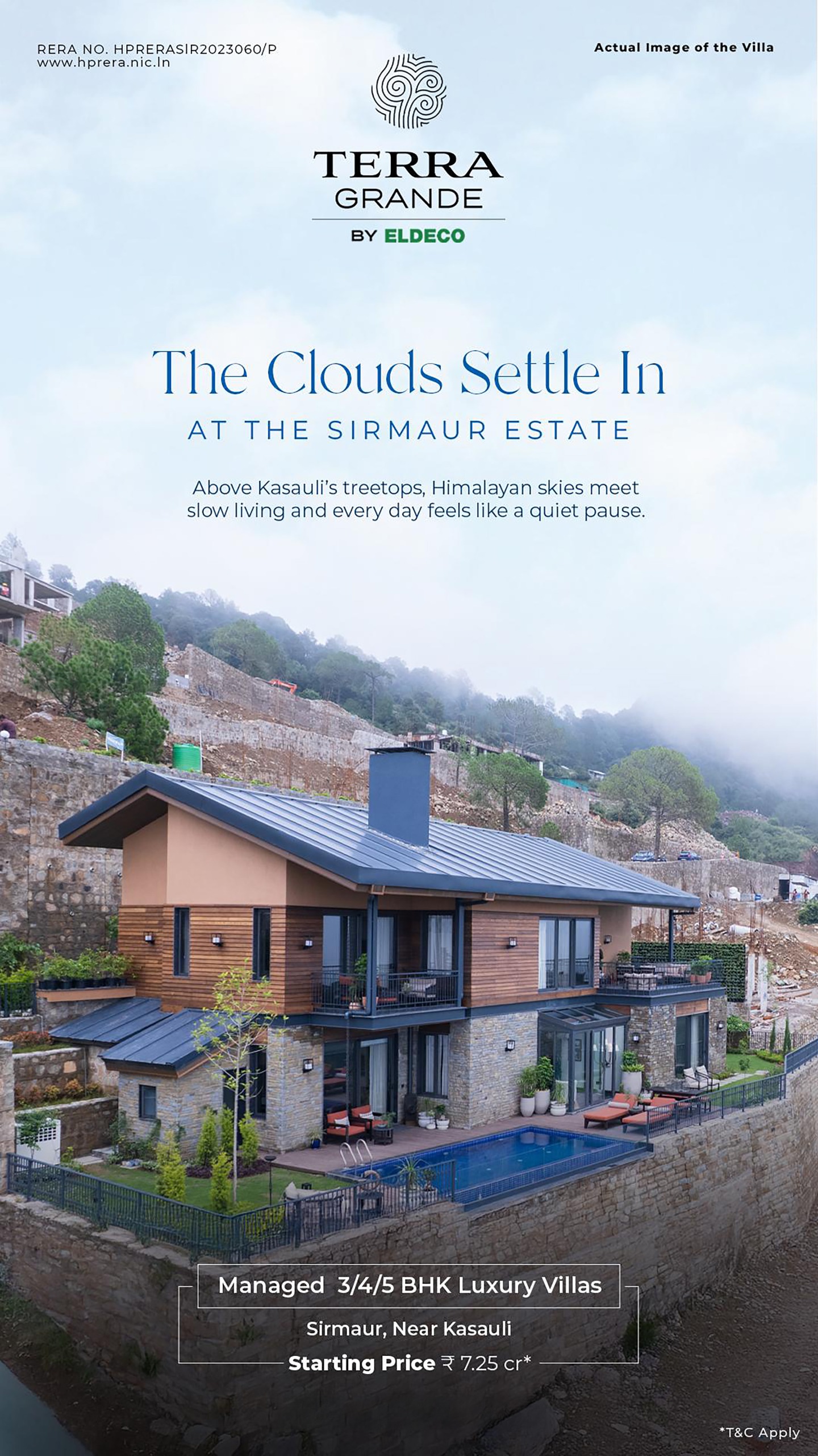 Discover Luxury Villas at Terra Grande by Eldeco, Sirmaur, Near Kasauli from ₹7.25 Cr Update