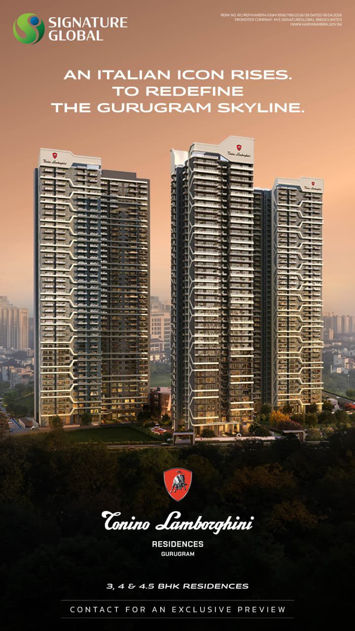 Discover Tonino Lamborghini Residences in Gurugram || Experience Italian Elegance at Signature Global || Redefine Luxury Living in Gurugram Update