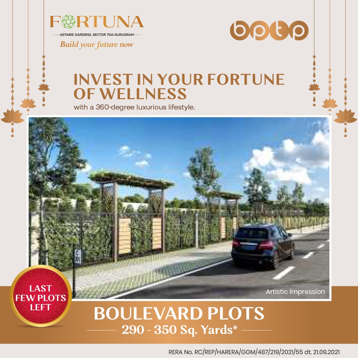 Last few plots left at BPTP Fortuna in Sector 70A, Gurgaon Update