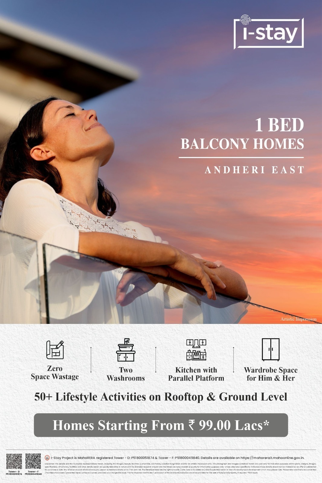 Discover Luxury Living at I-Stay, Andheri East - 1 Bed Balcony Homes Starting From ₹ 99.00 Lacs Update