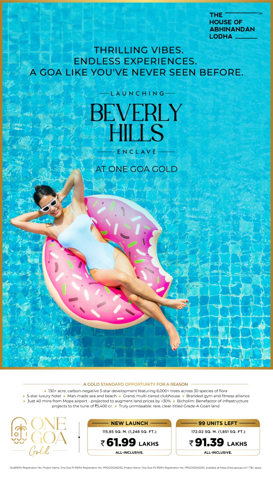 Experience the Ultimate Luxury at The House of Abhinandan Lodha's Beverly Hills Enclave at One Goa Gold Update