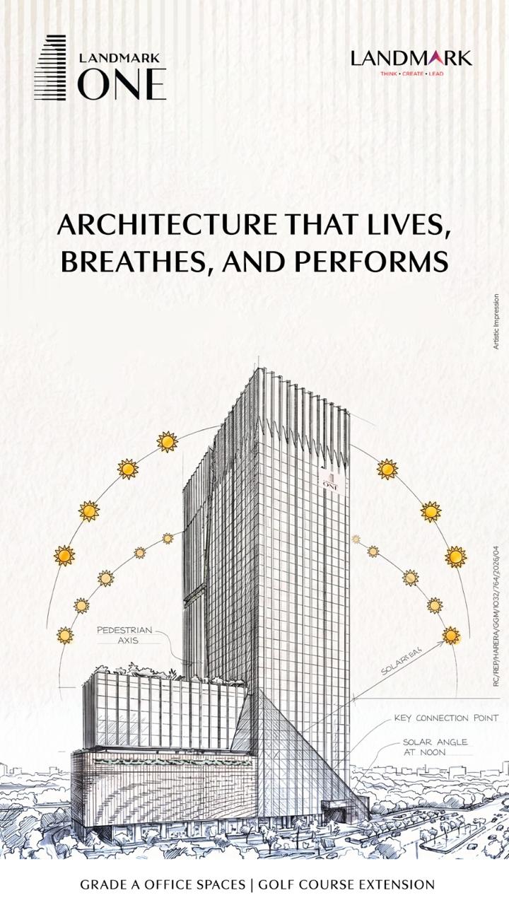 Explore Landmark One's Sustainable Architecture || Discover Grade A Office Spaces at Golf Course Extension || Experience Architecture That Breathes at Landmark One Update