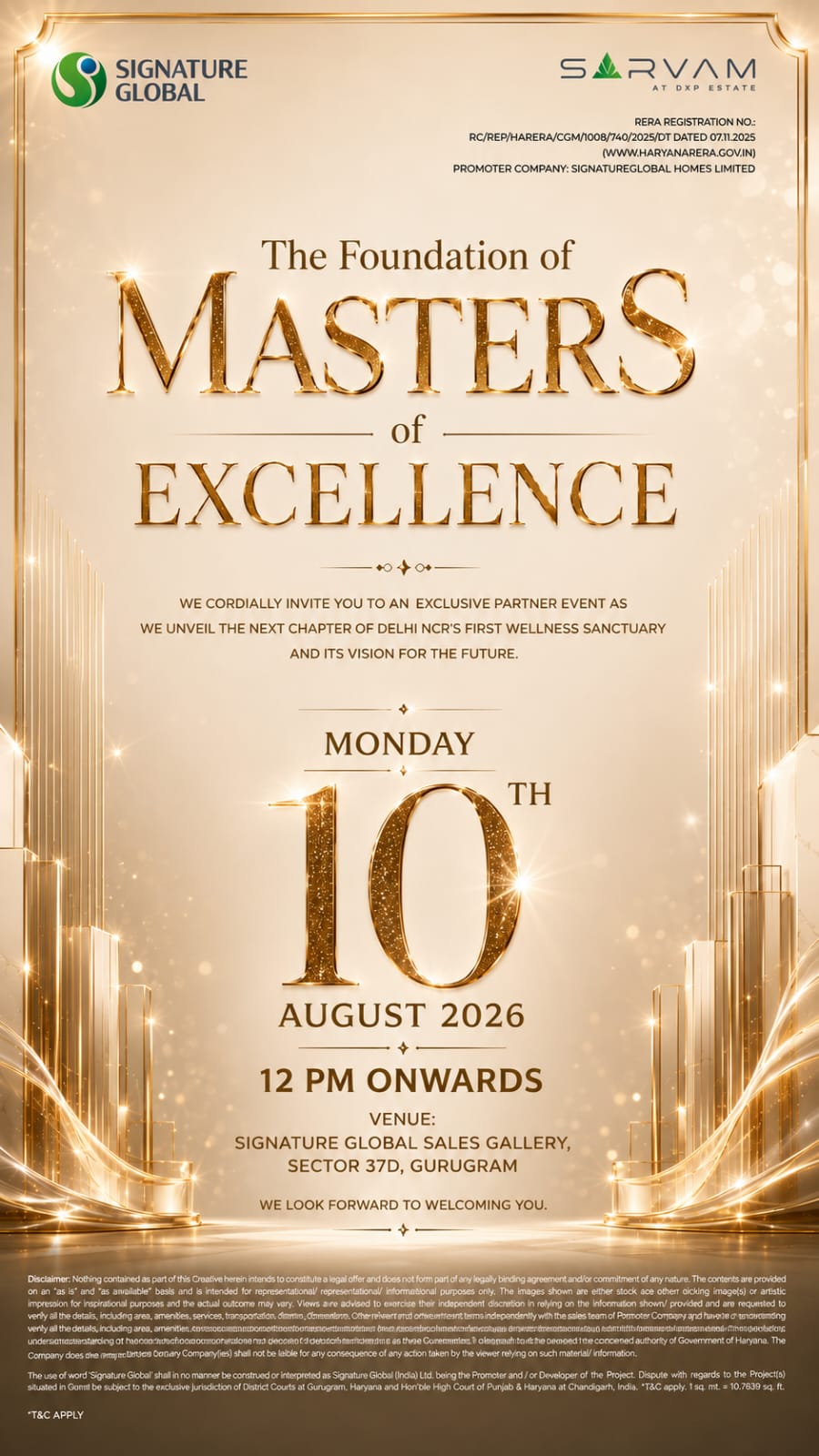 Join Our Exclusive Partner Event || Unveil Delhi NCR's First Wellness Sanctuary || Discover the Vision for the Future Update
