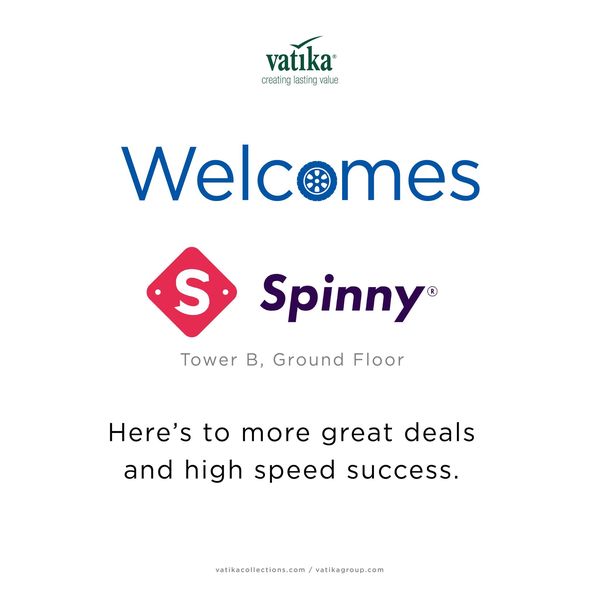Vatika Group Proudly Welcomes Spinny to Tower B, Ground Floor Update