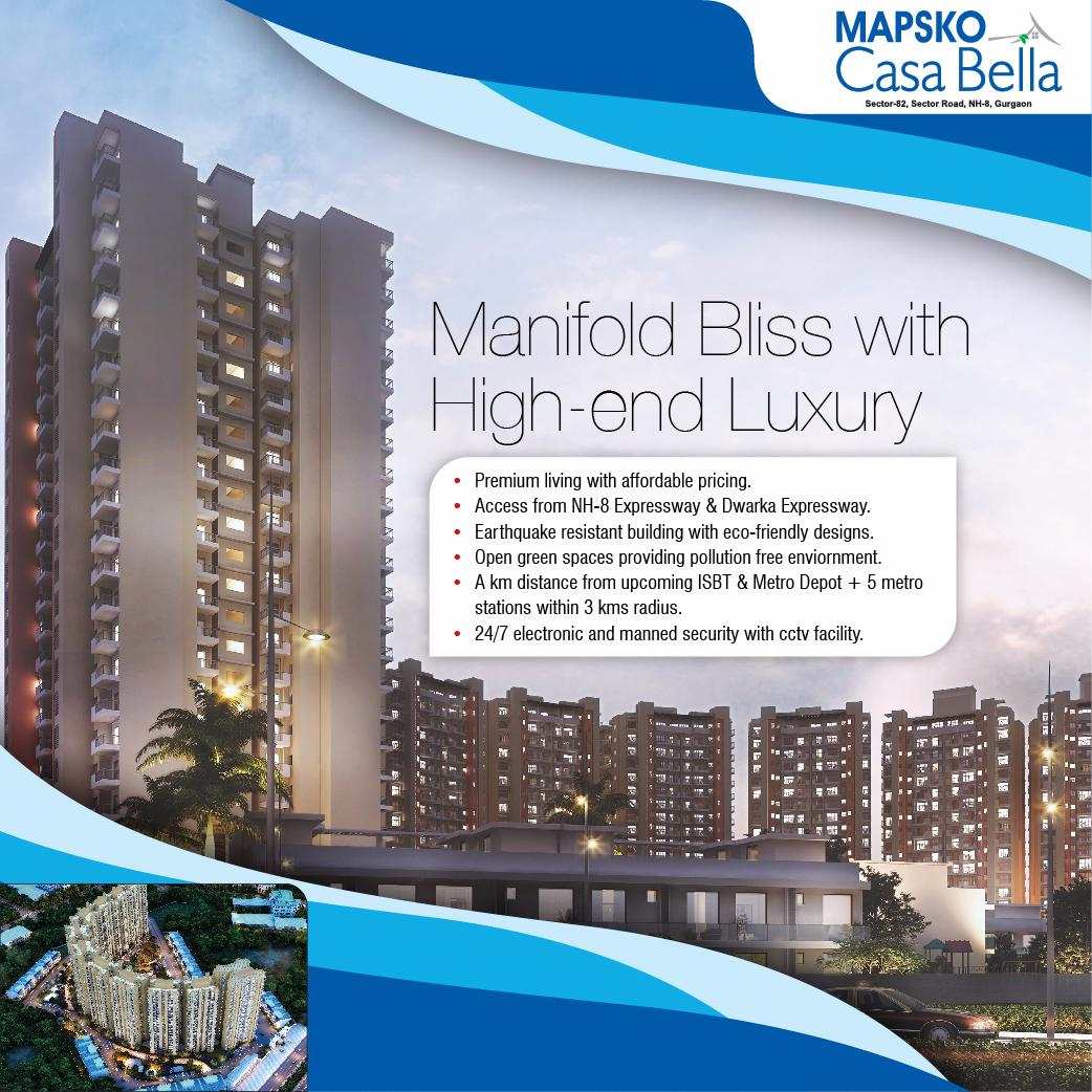 Experience manifold bliss with high end luxury at Mapsko Casabella Update