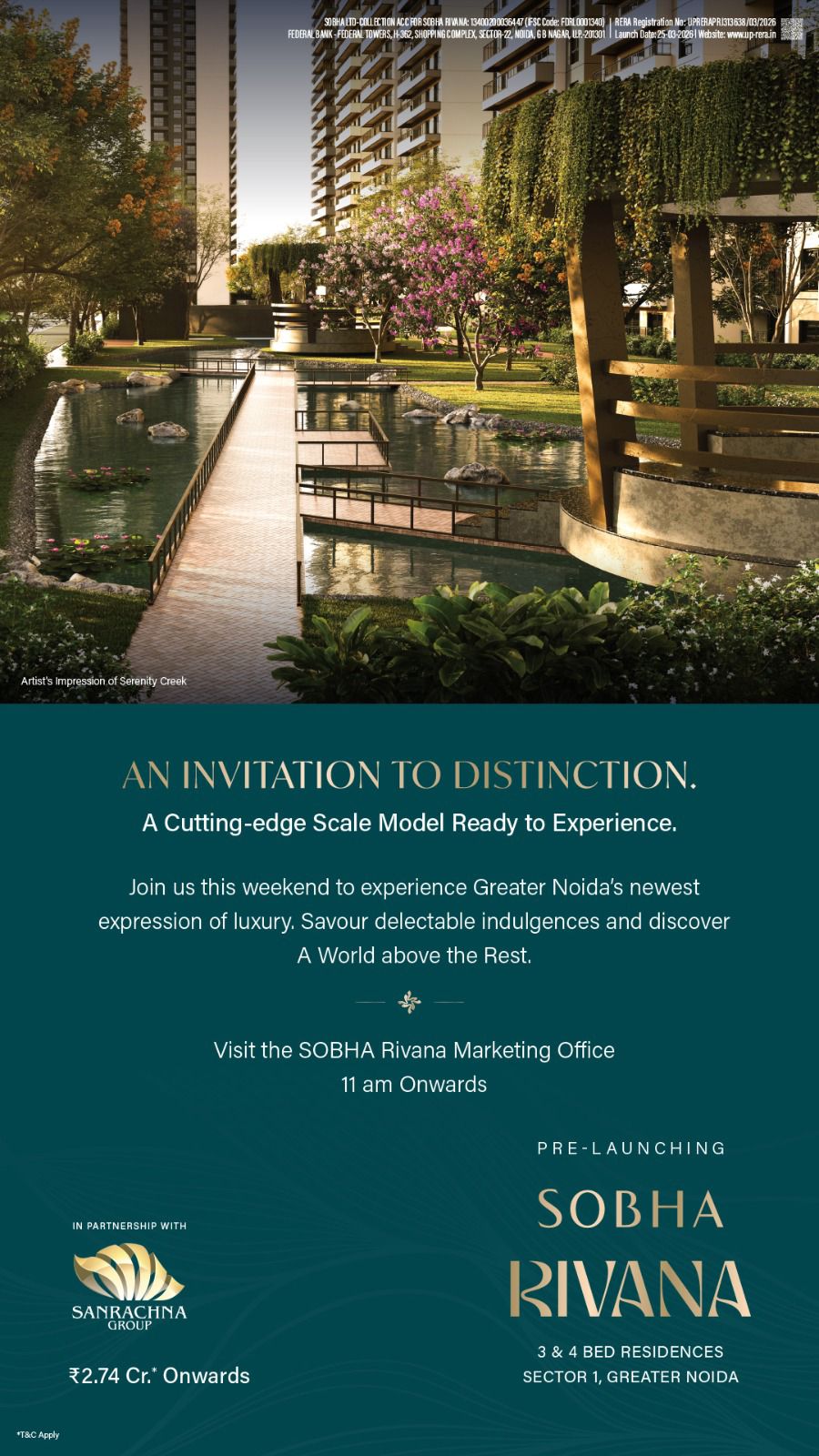 Discover Sobha Rivana in Greater Noida || Visit Sobha Rivana This Weekend || Pre-Launching Sobha Rivana Residences Update