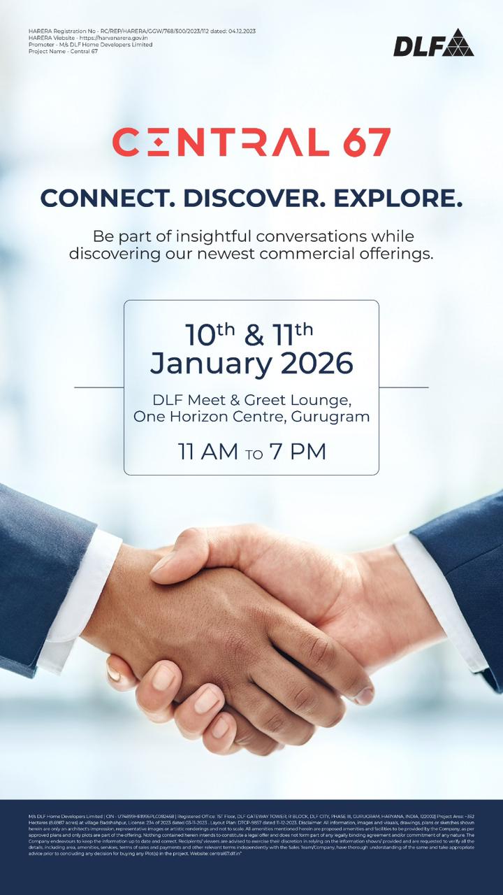 Discover Central 67 by DLF on January 10th & 11th, One Horizon Centre, Gurugram Update