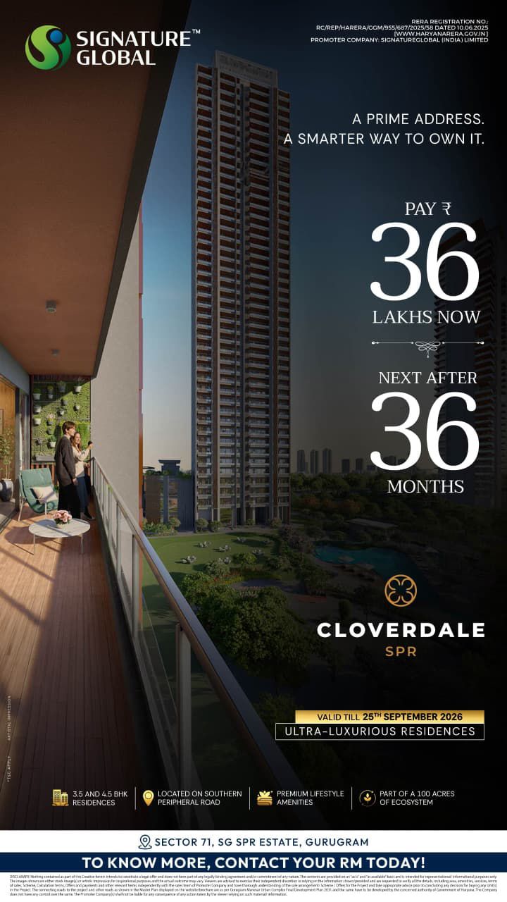 Secure Your Dream Home at Cloverdale SPR || Limited-Time Payment Plan || Luxury Living Awaits at Southern Peripheral Road Update