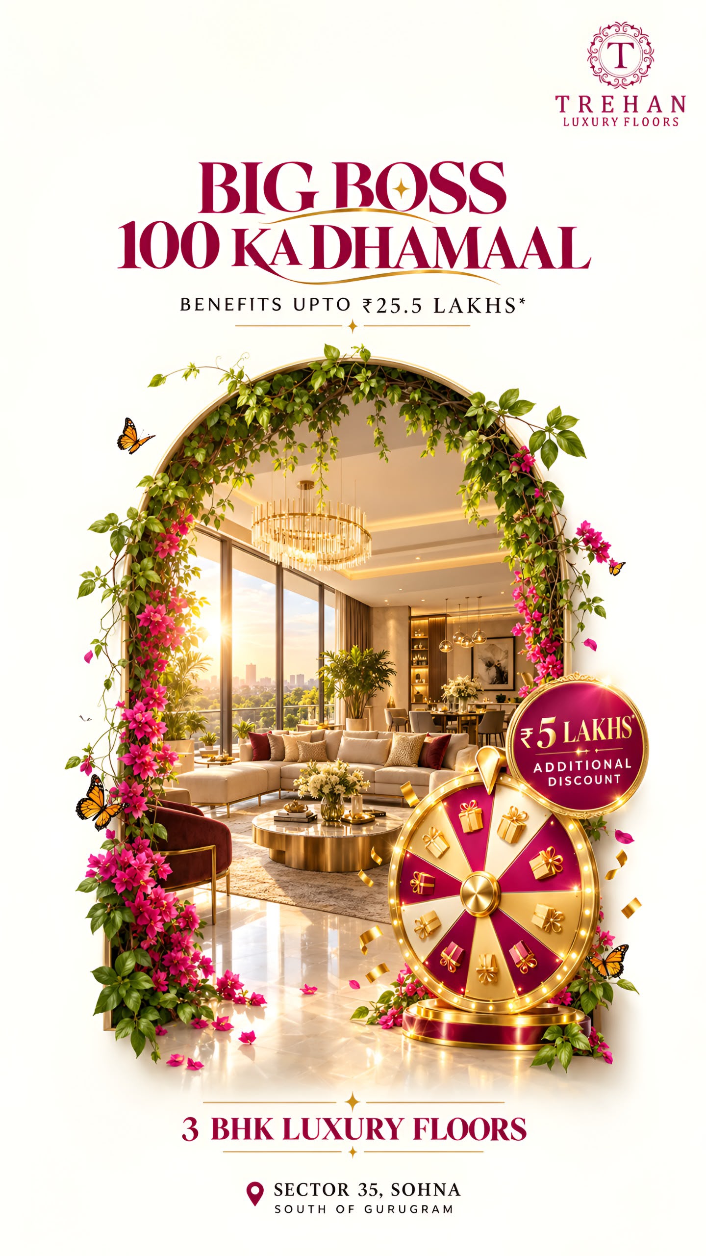 Unlock ₹25.5 Lakhs Benefits Today! || Exclusive ₹5 Lakhs Discount Available || Book Your 3 BHK Luxury Floor Now! photo 1