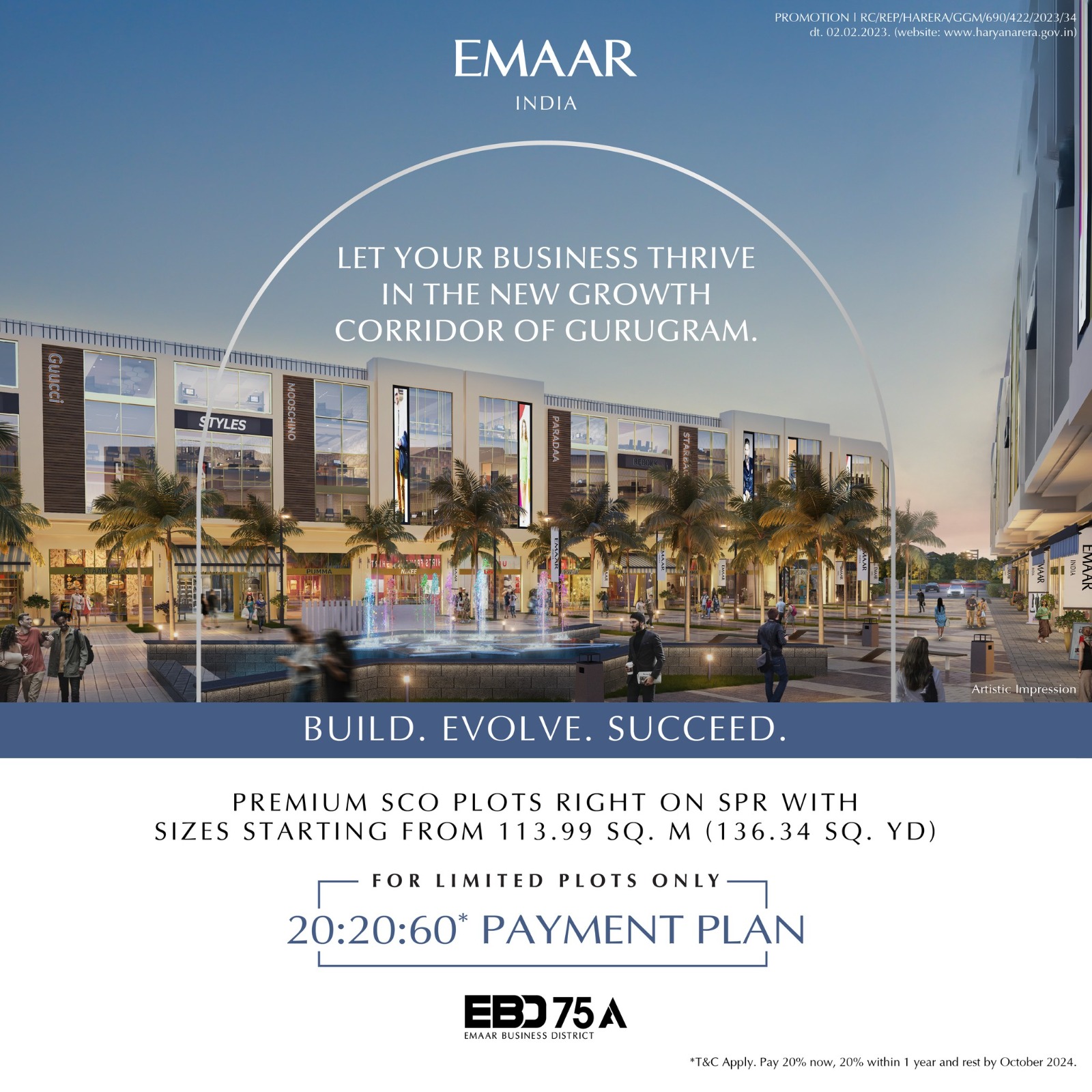 Emaar Business District 75A: Redefining Commercial Excellence in Gurugram's Growth Corridor Update