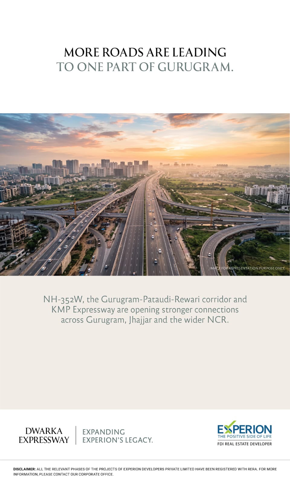 Discover Connectivity at Gurugram with Experion || Stronger Connections Across NCR || Explore Expanding Gurugram Infrastructure Update