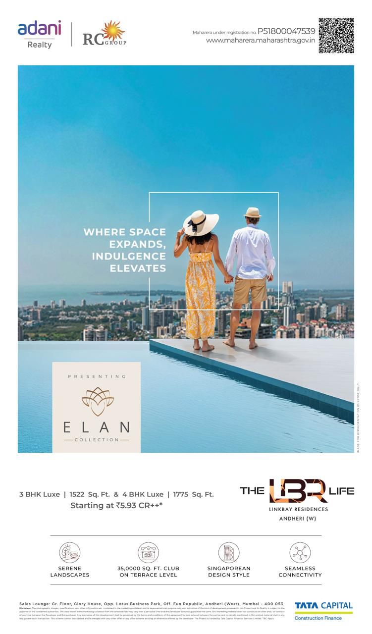Discover Luxury Living at The LBR Life by Adani Realty, RC Group in Andheri West, Mumbai Update