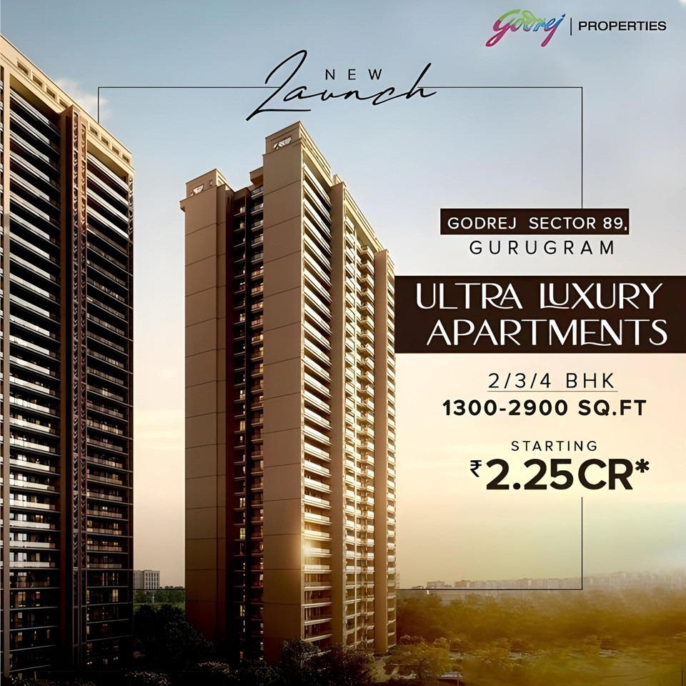 Godrej Sector 89 Gurugram Unveils a New Epoch of Ultra Luxury Apartments" Update