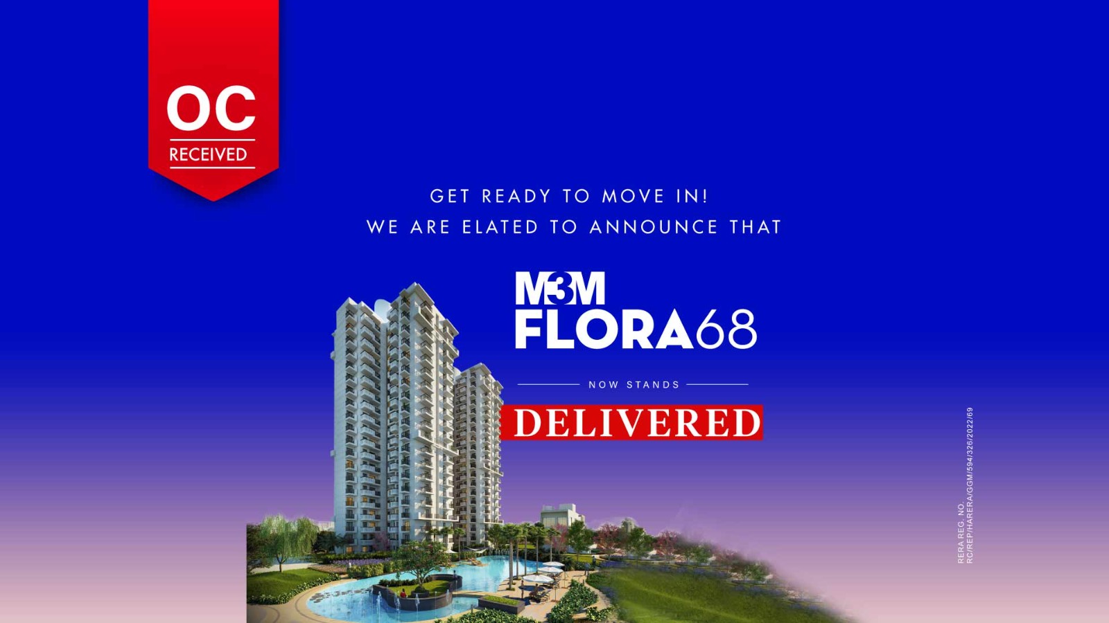 M3M Flora 68 Now Delivered: Embrace Ready-to-Move Luxury Living Update