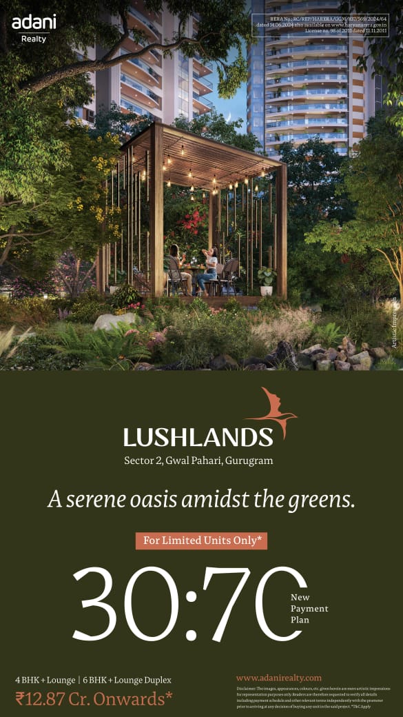 Discover Serenity at Lushlands, Sector 2, Gwal Pahari, Gurugram, with Prices From ₹12.87 Cr Update