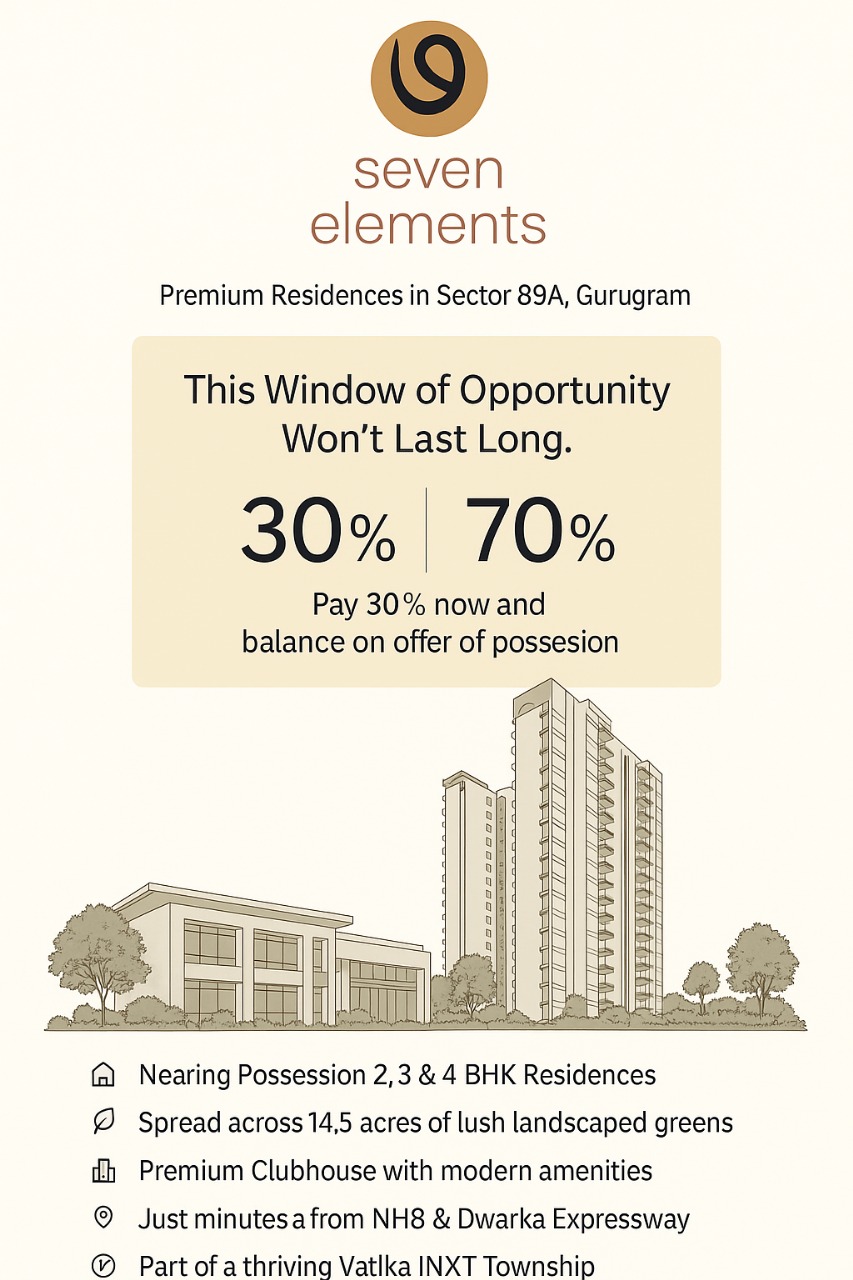 Luxurious Living Awaits at Seven Elements in Sector 89A, Gurugram Update