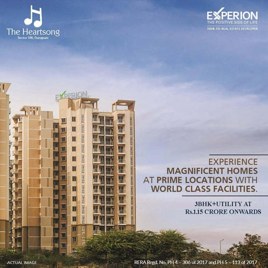 Book now and get free modular kitchen & wardrobe at Experion The Heartsong, Gurgaon Update