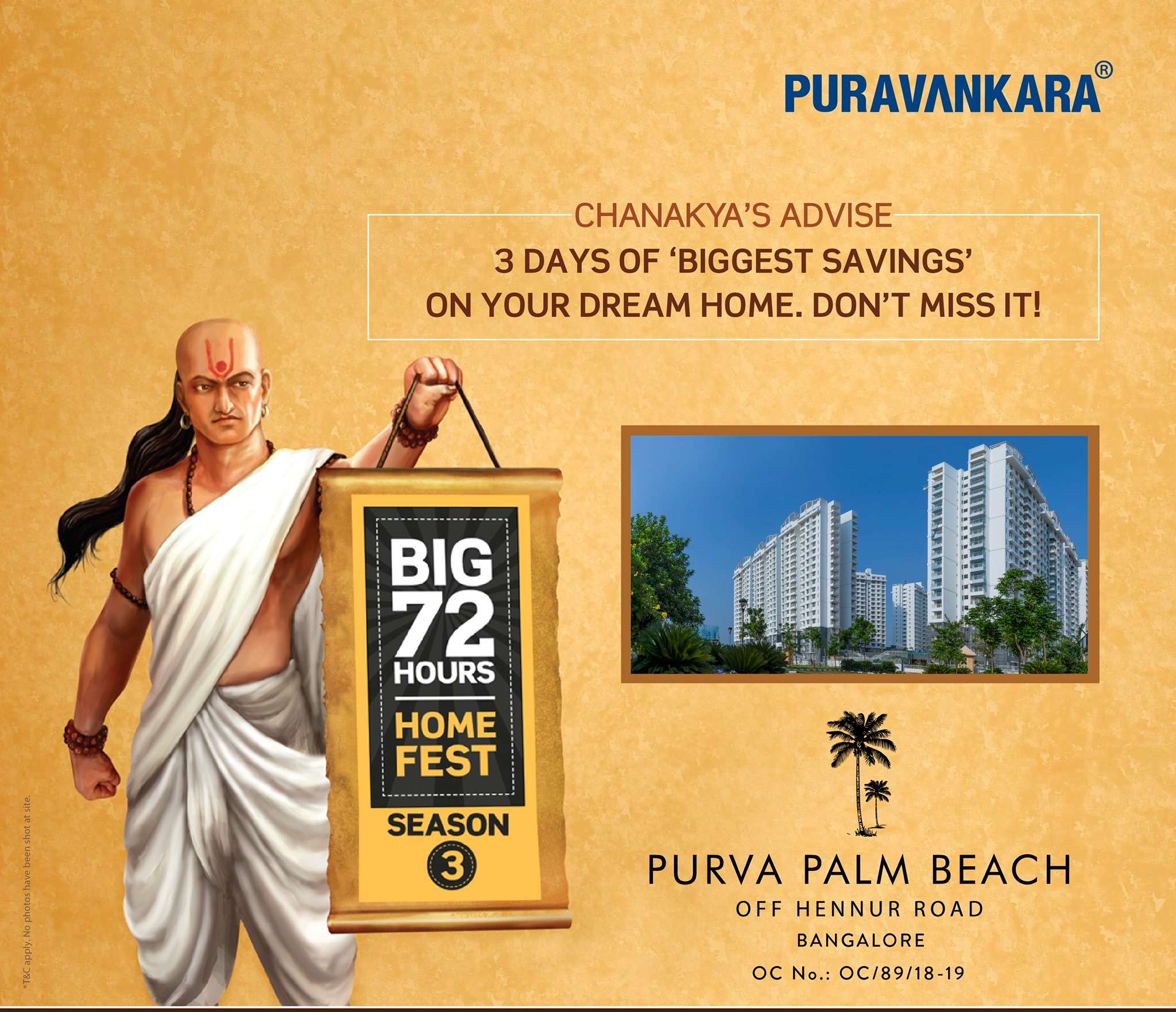 Purva Palm Beach offers biggest savings at big 72 hours home fest in Bangalore Update