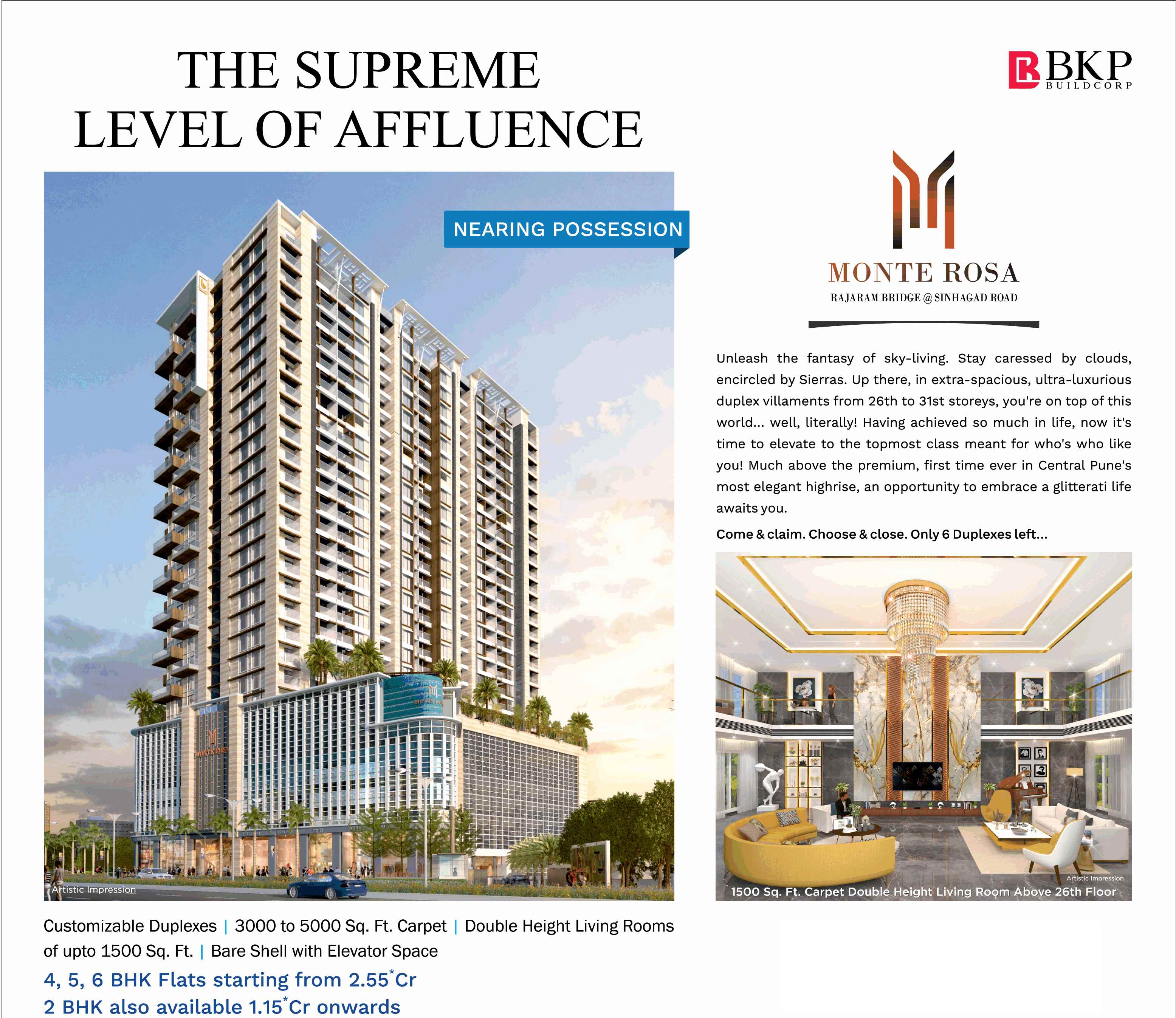 Nearing possession at BKP Monte Rosa, Pune Update