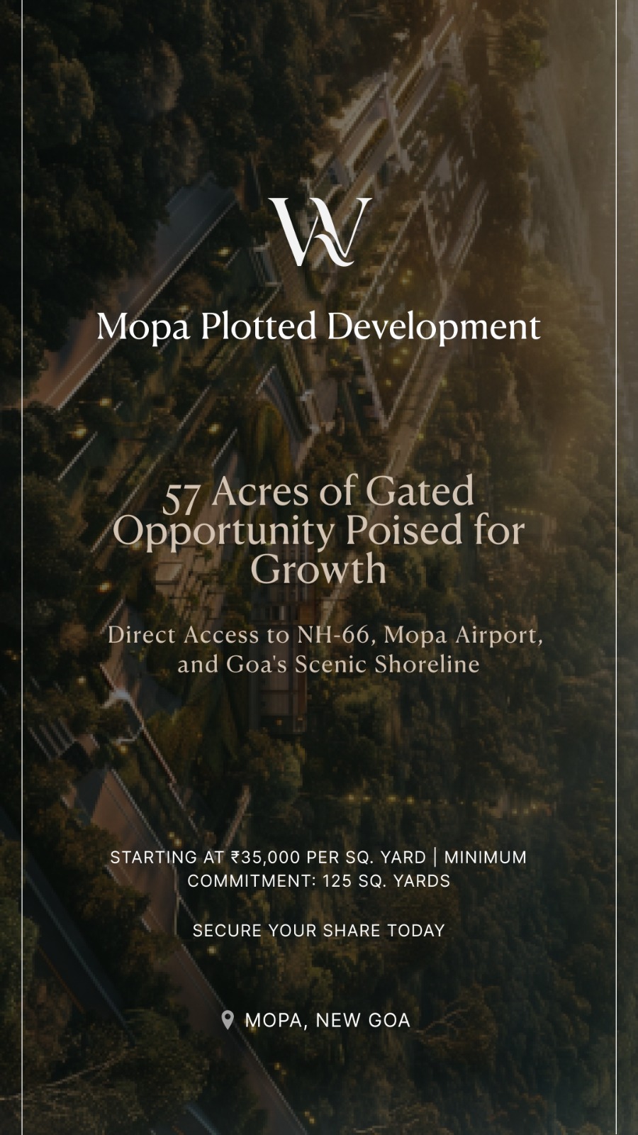 Discover Mopa Plotted Development, Starting ₹35,000/ sq. yard, Mopa, New Goa Update