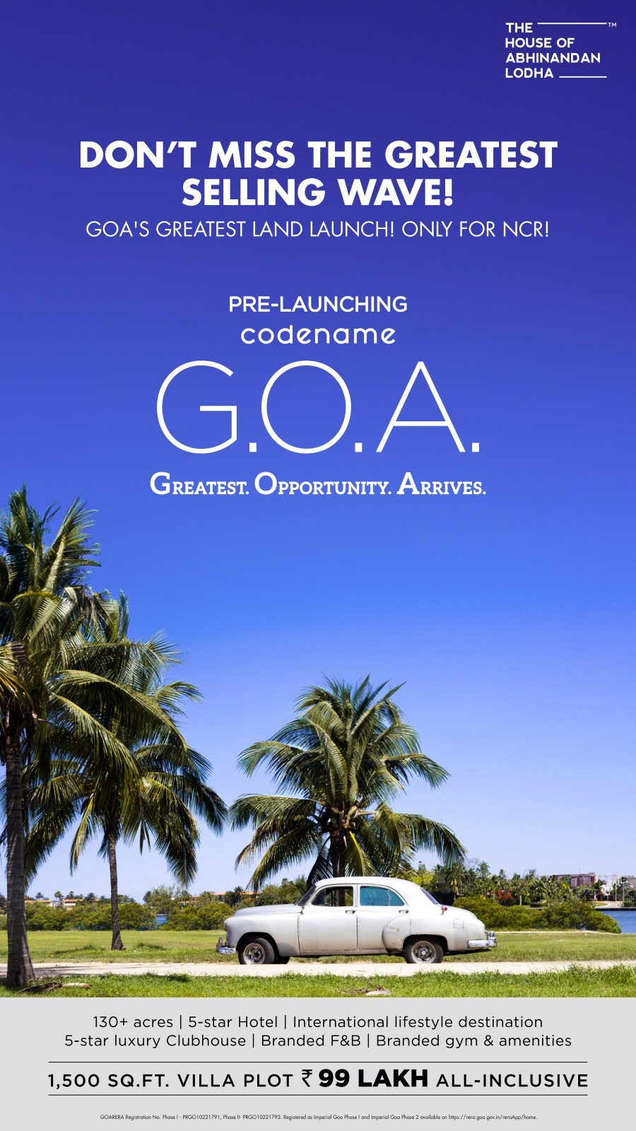 Lodha's Codename G.O.A: Unveiling the Greatest Opportunity in Goa's Real Estate Update